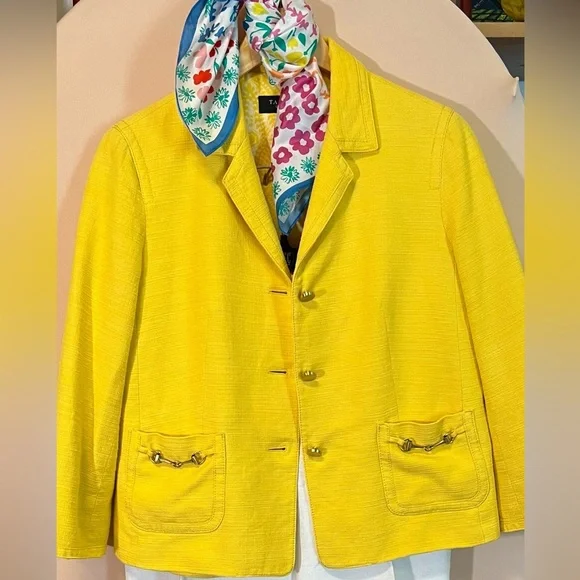 Silk Linen Talbots Jacket - Picture 2 of 8